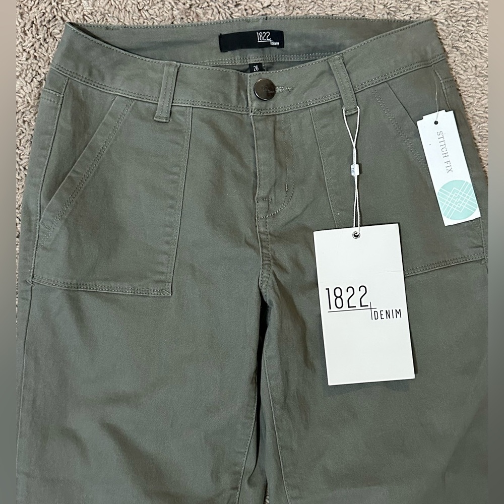 NWT 1822 Denim Ankle Skinny Olive pants, Stitch Fix